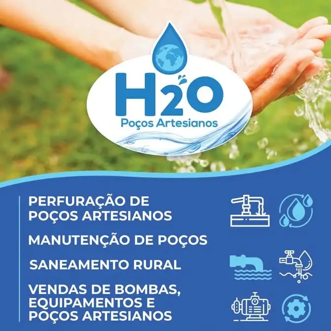 H2O Poços Artesianos – Perfuração de poços artesianos, manutenção, saneamento rural e venda de bombas e equipamentos em Missal